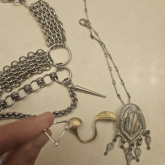 Lots of funky goth/artsy jewelry. Read description - Picture 6 of 7